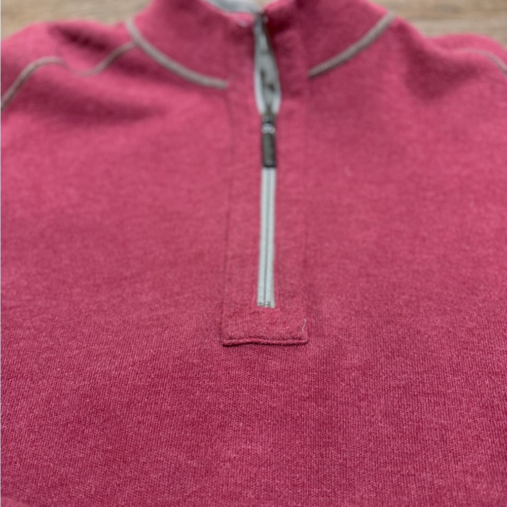 Tommy Bahama Reversible Quarter-Zip Pullover - Picture 5 of 7